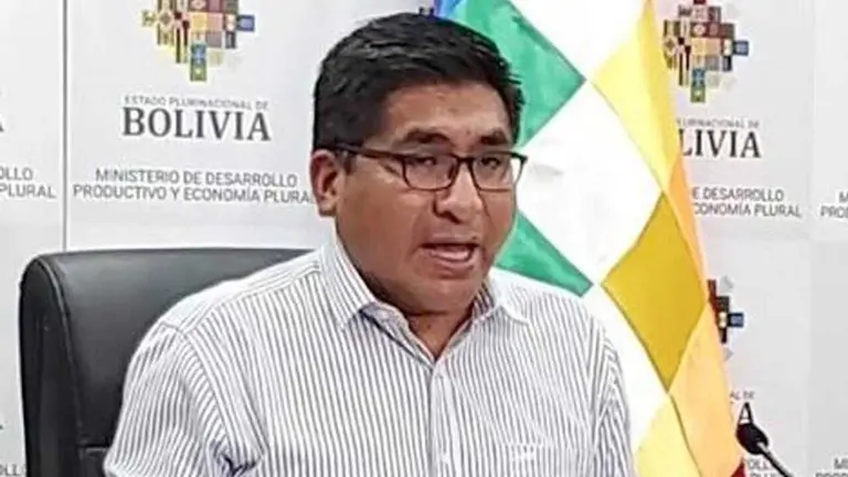 Néstor Huanca, exministro de Desarrollo Productivo y Economía Plural./ URGENTE.BO