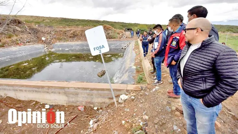Un sector de lixiviados en uno de los botaderos de basura en la zona de Cotapachi, a mediados de diciembre de 2025./ DICO SOL&Iacute;S