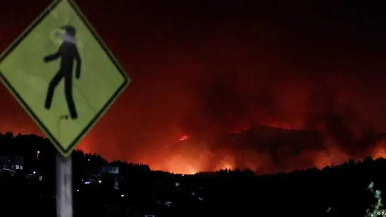 Incendios en Chile. DW