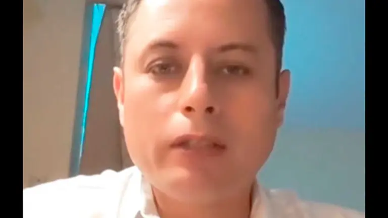 El vicepresidente, Edmand Lara. CAPTURA