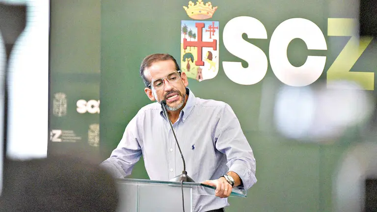 El gobernador de Santa Cruz, Luis Fernando Camacho./APG