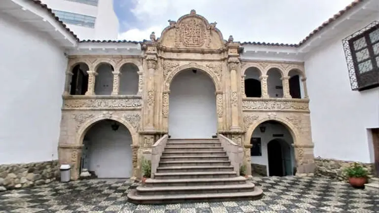Fachada del Museo Nacional de Etnograf&iacute;a y Folklore (MUSEF)./BRENDA MOLINA T..