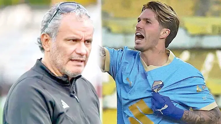 Marco Etcheverry elogió al jugador de Bolívar./ EL FUTBOLERO-APG