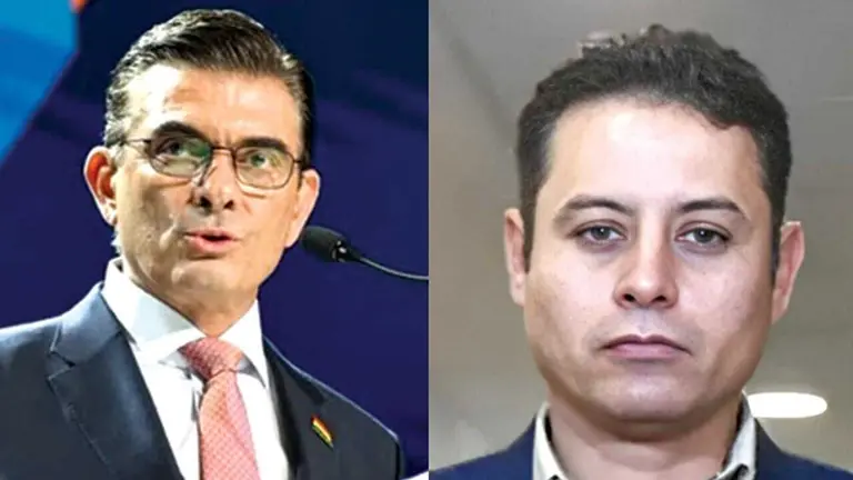 Rodrigo Paz y Edmand Lara, gobernantes de Bolivia. / ARCHIVO