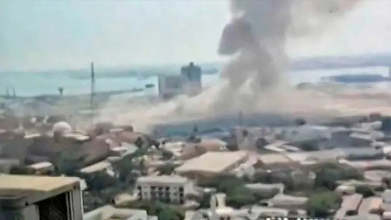Ir&aacute;n lanz&oacute; m&aacute;s de 200 misiles contra territorio israel&iacute;./ CAPTURA VIDEO