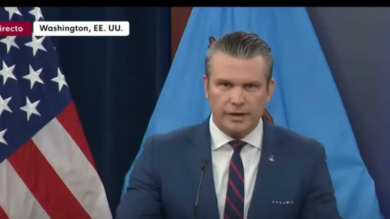 El secretario de Defensa de Estados Unidos (EEUU), Pete Hegseth. CAPTURA DE PANTALLA
