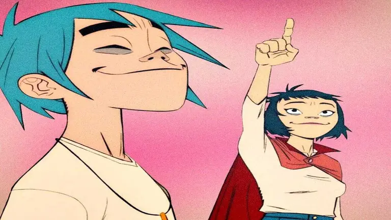 Una de las im&aacute;genes del disco The Mountain de Gorillaz./ RRSS