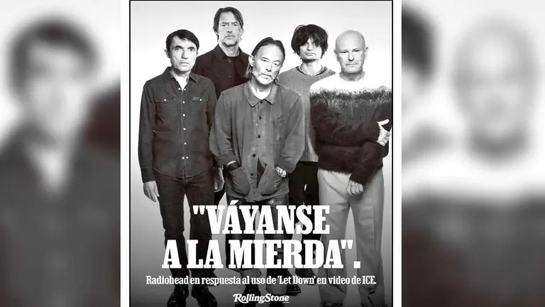 Achiche de Radiohead./ ROLLING STONE