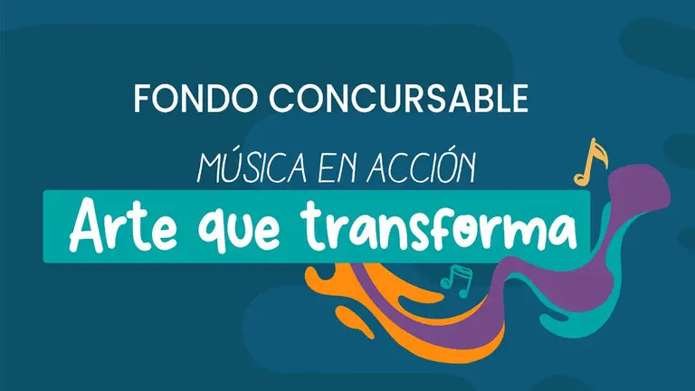 Afiche promocional del fondo concursable. ACTION AID