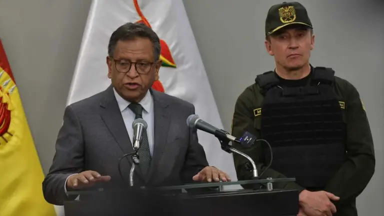 El ministro de Gobierno, Marco Antonio Oviedo. APG