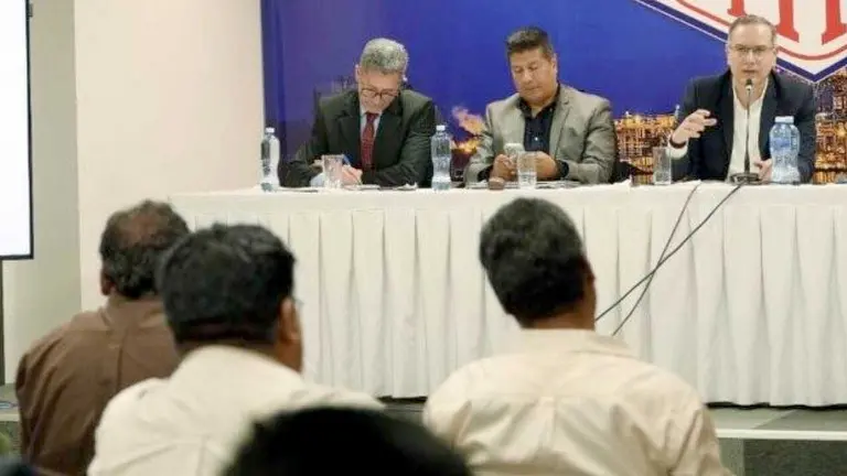 La reunión se realizó este lunes./ URGENTE.BO