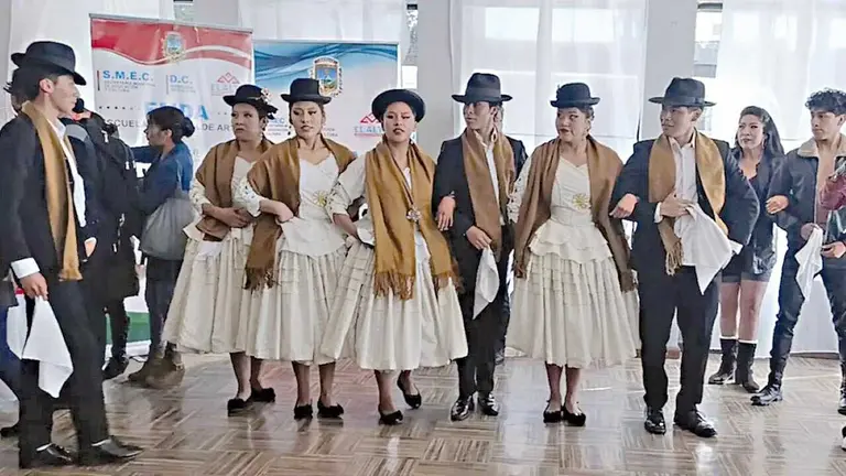Lanzamiento de las Jornadas Culturales Plurinacionales./ LA RAZ&Oacute;N
