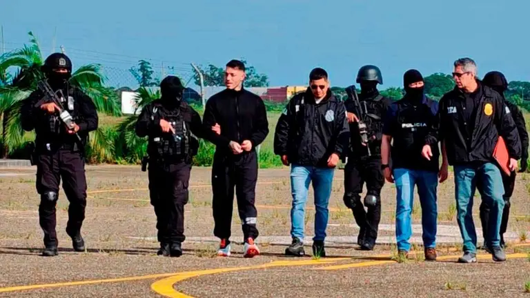 El uruguayo Sebastián Marset fue expulsado de Bolivia tras ser detenido en Santa Cruz. / SENAD