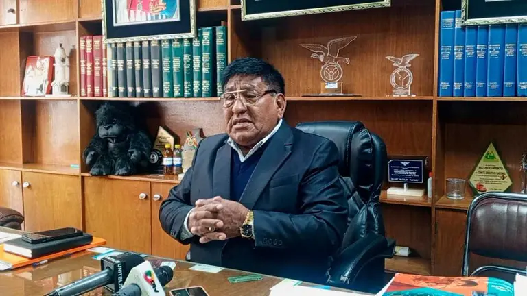 Lucio G&oacute;mez explic&oacute; que los dirigentes llegar&aacute;n para el mi&eacute;rcoles a La Paz. ARCHIVO ERBOL