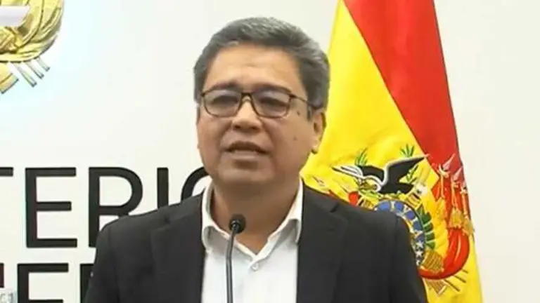El vocero presidencial, Jos&eacute; Luis G&aacute;lvez. ERBOL