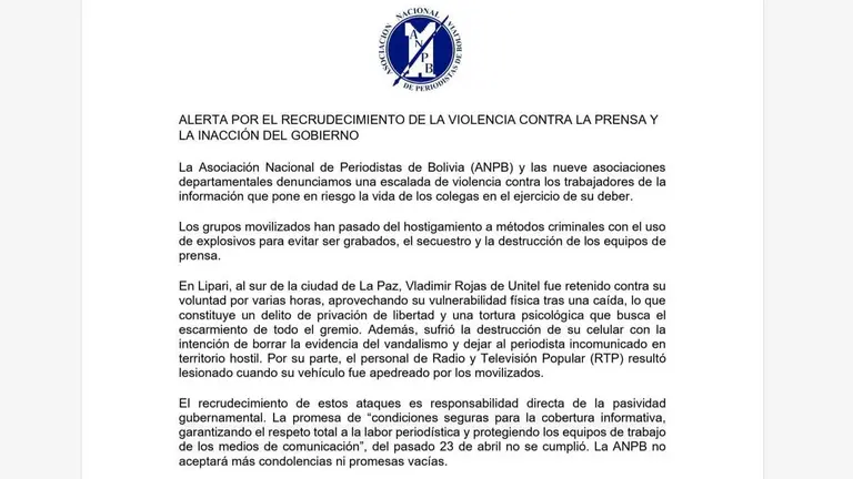 El pronunciamiento de la ANPB