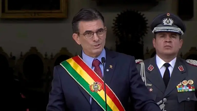 Rodrigo Paz, presidente de Bolivia./ CAPTURA BTv