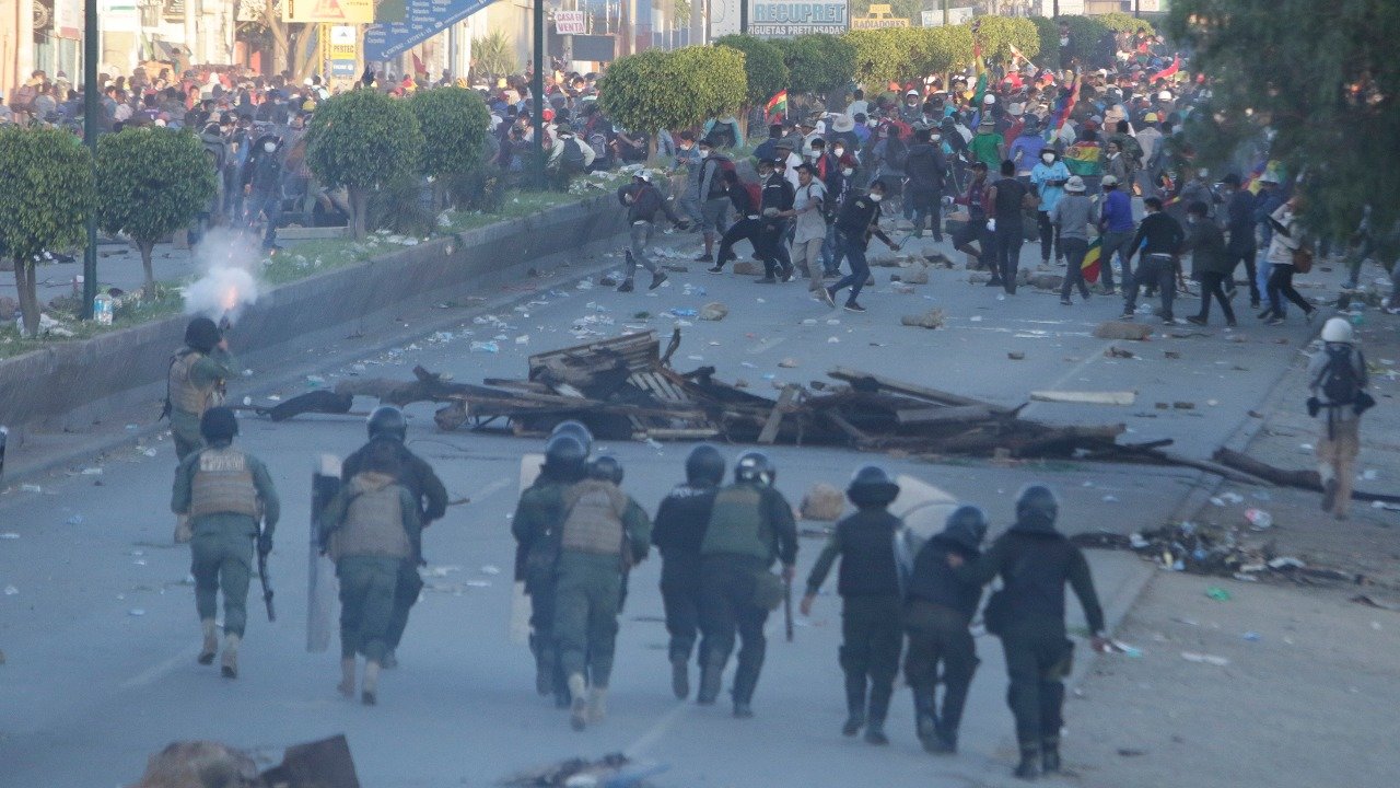 Enfrentamientos en Sacaba. APG