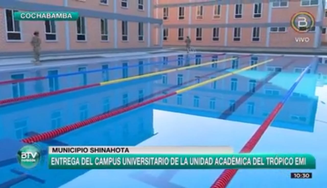Inauguran campus universitario de la EMI en el Trópico. BTV