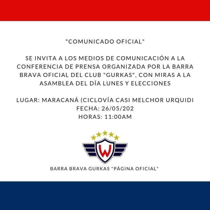El comunicado de los Gurkas.