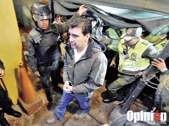 José María Leyes ingresando al penal de San Antonio, en noviembre de 2018. / DICO SOLÍS