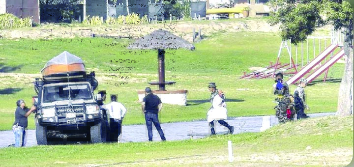 Búsqueda de Nancy en la Laguna Palmira, Santa Cruz, no arrojó resultados./ FISCALÍA