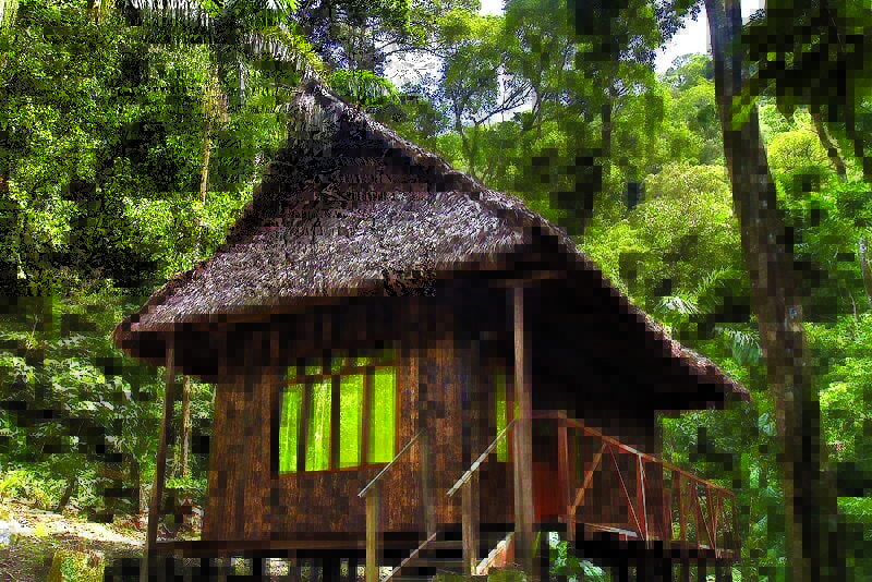 Una de las cabañas de Sadiri Lodge. / OMAR TORRICO/ SADIRI LOGDE