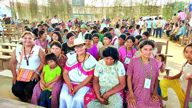 A través de la Cnamib, Wilma Mendoza trabaja para ayuar a otras indígenas del país.