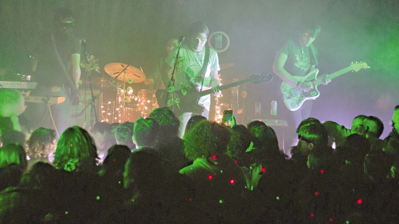 La banda Últimos Glaciares en un show de 2023. / ANTONIO VILLAZÓN