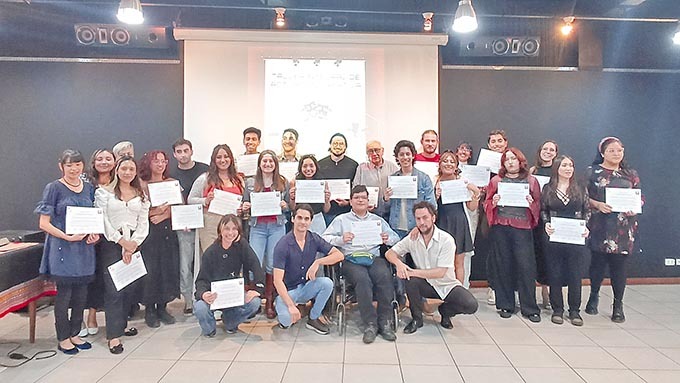 Participantes del ‘Taller Integral de Actuación Creativa’. / CORTESÍA